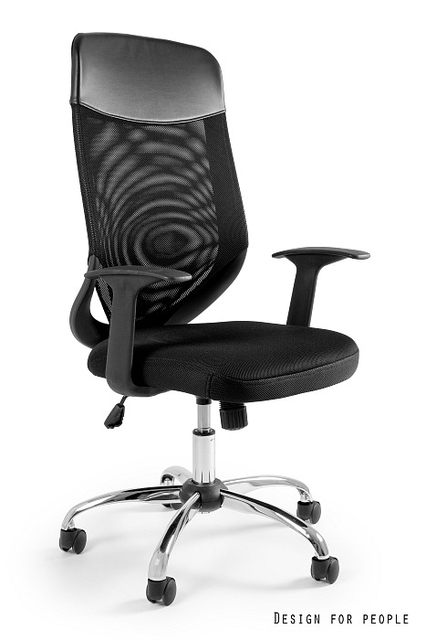 Unique Mobi Plus Fotel biurowy czarny W-952-4