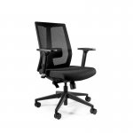 Unique Scope Low Fotel biurowy ergonomiczny Czarny ZM-511A-M
