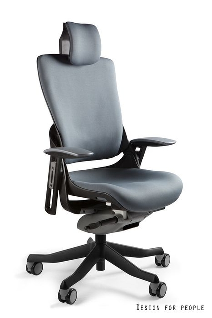 Unique Wau 2 Fotel biurowy czarny/szary W-709B-BL417