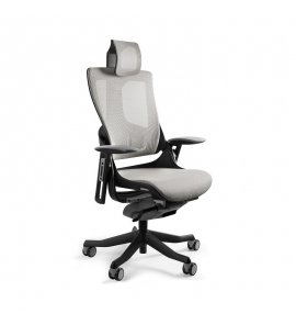 Unique Wau 2 Fotel biurowy ergonomiczny Jasno szary W-709-B-NW