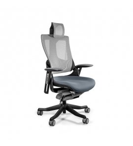 Unique Wau 2 Fotel biurowy ergonomiczny Ciemno szary W-709-W-BL-NW