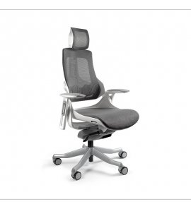 Unique Wau Fotel biurowy ergonomiczny Jasno szary W-609-W-NW