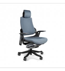 Unique Wau Fotel biurowy ergonomiczny Ciemny szary W-609-W-BL
