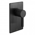 Vado Edit Bateria prysznicowa podtynkowa, jednouchwytowa Czarny szczotkowany IND-EDI145A-BLK