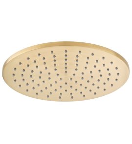 Vado Individual Deszczownica okrągła, śr. 25 cm złoty szczotkowany IND-RO/25-BRG