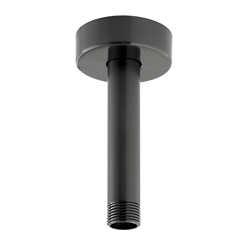 Vado Individual Przyłącze sufitowe do deszczownicy, długość: 10 cm Czarny szczotkowany IND-CMA/RO/4IN-BLK