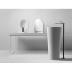 Valdama Il Umywalka wolnostojąca ∅42xh90 cm z korkiem biała jf