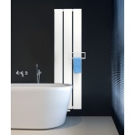  Vasco Beams Grzejnik Łazienkowy wodny ścienny 180x49 cm z poręczą i zaworem kątowym z głowicą biały 112580490180000660600-0000