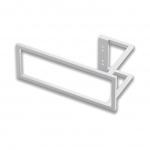  Vasco Beams Grzejnik Łazienkowy wodny ścienny 180x49 cm z poręczą i zaworem kątowym z głowicą biały 112580490180000660600-0000