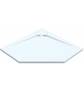  Vayer Boomerang Brodzik prysznicowy pięciokątny 90x90 cm biały 090.090.002.2-7.0.0.0.0