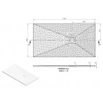  Vayer Kronos Brodzik prysznicowy prostokątny 150x80 cm biały 150.080.000.2-1.0.0.0.0