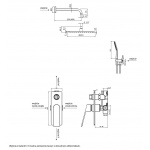 Vedo Desso System natryskowy podtynkowy III z deszczownicą 20 cm Chrom VBD4223/20