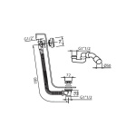 Vedo Desso System wannowo-natryskowy podtynkowy III z deszczownicą 20 cm Chrom VBD4233/20