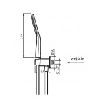 Vedo Desso System wannowy podtynkowy III Czarny Matowy VBD4243CZ