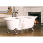 Victoria Albert Cheshire Nóżkami do wanny Polerowany nikiel FT-CHE-PN