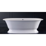 Victoria Albert Elwick Wanna Wolnostojąca z podstawą 190x91 cm Biała RAD-N-SW-OF EL-WB-SW