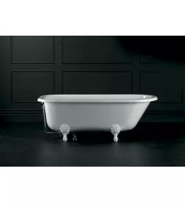 Victoria Albert Hampshire Wanna Wolnostojąca z białymi nóżkami 171x78 cm Biała HAM-N-SW-OF FT-HAM-SW