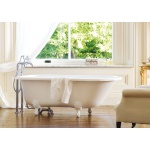 Victoria Albert Hampshire Wanna Wolnostojąca z białymi nóżkami 171x78 cm Biała HAM-N-SW-OF FT-HAM-SW