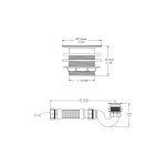 Victoria+Albert Kit 12 System odpływowy do wanny Szczotkowany nikiel K-12-BN
