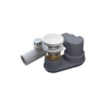 Victoria+Albert Kit 36 Odpływ Intelli 36cm ze zintegrowanym przelewem Biały mat K-36-MW