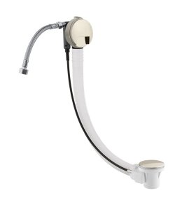 Victoria+Albert Kit 60 Odpływ ze zintegrowanym przelewem Szczotkowany nikiel K-60-BN