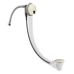 Victoria+Albert Kit 60 Odpływ ze zintegrowanym przelewem Szczotkowany nikiel K-60-BN