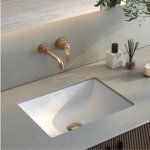 Victoria+Albert Laceno 52 Umywalka Podblatowa 51,8x39,2 cm Biała UB-LAC-52-IO