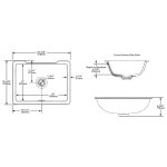 Victoria+Albert Laceno 52 Umywalka Podblatowa 51,8x39,2 cm Biała UB-LAC-52-IO