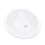 Victoria+Albert Laceno 56 Umywalka Podblatowa 56,8x43,1 cm Biała UB-LAC-56-IO