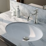 Victoria+Albert Laceno 56 Umywalka Podblatowa 56,8x43,1 cm Biała UB-LAC-56-IO