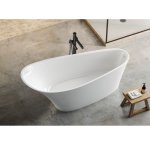 Victoria+Albert Ledro Wanna Wolnostojąca 167x70,5 cm Biała LED-N-SW-IO