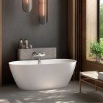 Victoria+Albert Lussari 1500 Wanna Wolnostojąca 154x70 cm Biała mat LU1M-N-SM-NO