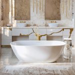 Victoria+Albert Lussari 1700 Wanna Wolnostojąca 166x73 cm Biała LU2-N-SW-NO