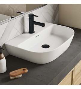 Victoria+Albert Lussari 60 Umywalka nablatowa 59,8x41,2 cm Biała DB-LUS-N-SW-600-IO