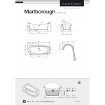 Victoria Albert Marlborough Podstawa do wanny wolnostojącej Biały MAR-B-SW