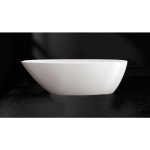 Victoria+Albert Mozzano Wanna Wolnostojąca owalna 164,5x74,1 cm Biała MOZM-N-SM-NO