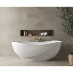 Victoria+Albert Seros 1800 Wanna Wolnostojąca 177,6x76,6 cm Biała SE2-N-SW-NO