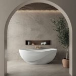 Victoria+Albert Seros 1800 Wanna Wolnostojąca 177,6x76,6 cm Biała SE2-N-SW-NO