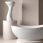 Victoria+Albert Seros 49 Umywalka wolnostojąca 49x40 cm Biała FS-SER-49-NO