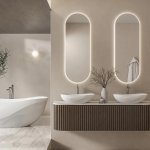 Victoria+Albert Seros 55 Umywalka nablatowa 54,9x30 cm Biała VB-SER-55-IO