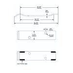 Victoria+Albert Tombolo 08 Profilowany stojak na wannę Biały TOM-08-WHT