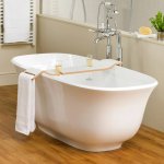 Victoria+Albert Tombolo 11 Profilowany stojak na wannę Biały TOM-11-WHT