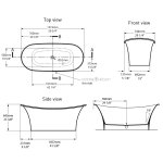 Victoria Albert Toulouse 1500 Wanna Wolnostojąca 151,9x74,4cm Biała TO1-N-SW-NO