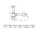   Viega Syfon Umywalkowy butelkowy z tworzywa biały 703219 W MAGAZYNIE!!