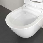 Villeroy&Boch Supreo Miska wisząca bezrantowa 61,2x38,4 ze spłukiwaniem wirowym i deską biały V16EN2R1