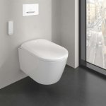 Villeroy&Boch Supreo Miska wisząca bezrantowa 61,2x38,4 ze spłukiwaniem wirowym i deską biały V16EN2R1