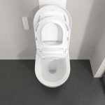 Villeroy&Boch Supreo Miska wisząca bezrantowa 61,2x38,4 ze spłukiwaniem wirowym i deską biały V16EN2R1