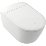 Villeroy&Boch Supreo Miska wisząca bezrantowa 61,2x38,4 ze spłukiwaniem wirowym i deską biały V16EN2R1
