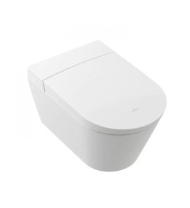 Villeroy&Boch ViClean Miska bezrantowa 43x40 z deską biała V22EM101