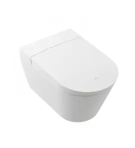 Villeroy&Boch ViClean Miska bezrantowa 43x40 z deską biała V22EM101